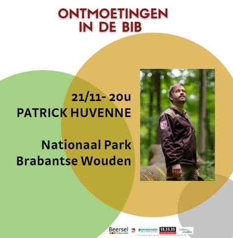 21/11 - Ontmoetingen Patrick Huvenne Nationaal Park Brabantse wouden